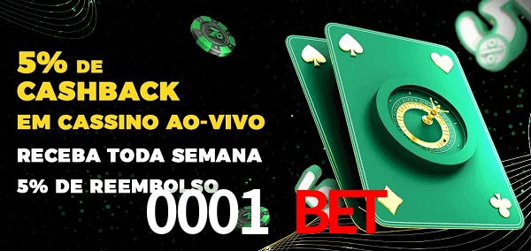 Promoções do cassino ao Vivo 0001 Bet